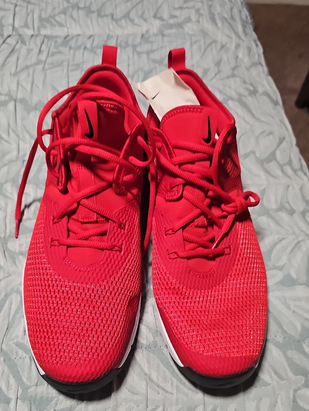 Nike AirMax Men’s Red Knit Athletic Sneakers
